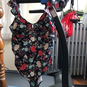 One piece floral Swimsuit